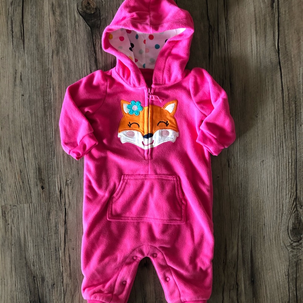 Carters 3 month hooded one piece outfit